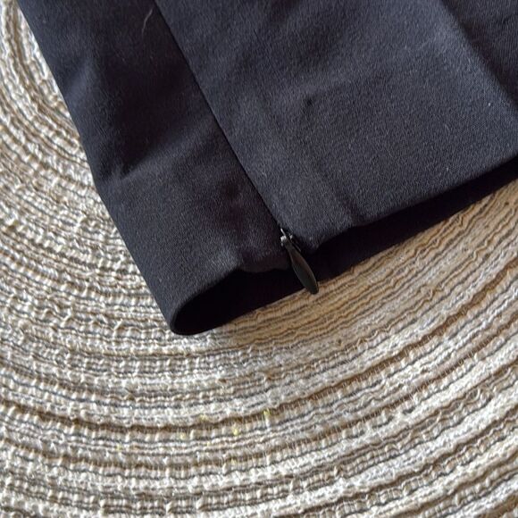 Eva Longoria Slim Fit‎ Ankle Pants Black Size 8 Side Zipper Stretch NWT - Picture 7 of 7